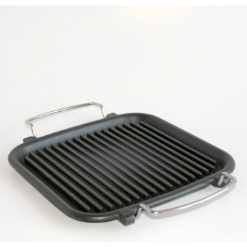 Grill żeliwny emaliowany "Atollo" cm.25x25
